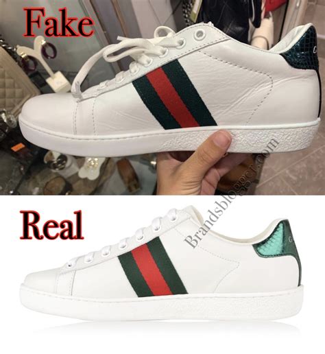 fake gucci vs real gucci shoes|how to authenticate Gucci shoes.